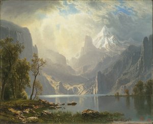 シエラ-タホ湖 作： Albert Bierstadt