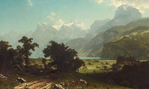 ルツェルン湖 作： Albert Bierstadt