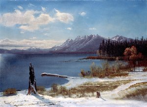 タホ湖 作： Albert Bierstadt