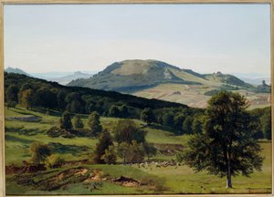 風景-丘とデール 作： Albert Bierstadt