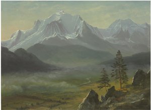 モンブラン 作： Albert Bierstadt