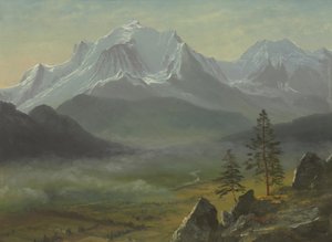 モンブラン 作： Albert Bierstadt