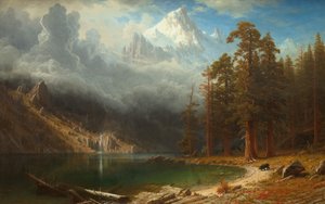 コーコラン山、c。 1876-1877。 作： Albert Bierstadt