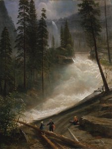 ネバダ滝、ヨセミテ、1872年または1873年 作： Albert Bierstadt