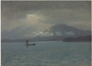 北西海岸、1889年頃 作： Albert Bierstadt