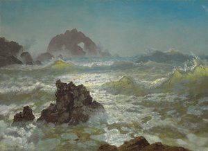 カリフォルニア州シールロック、1872年頃 作： Albert Bierstadt