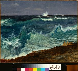 海景 作： Albert Bierstadt