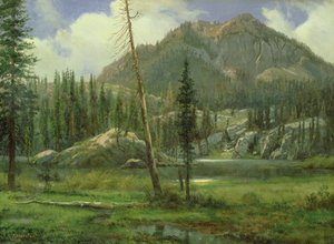 シエラネバダ山脈 作： Albert Bierstadt