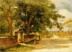 ナッソーのストリート、1878年頃 作： Albert Bierstadt