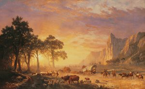 オレゴン・トレイル 作： Albert Bierstadt