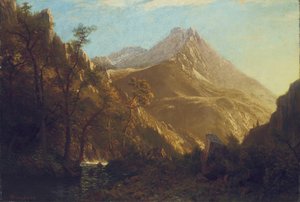 ワサッチ山脈 作： Albert Bierstadt
