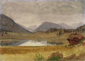 ウィンドリバーカントリー、1860年頃 作： Albert Bierstadt