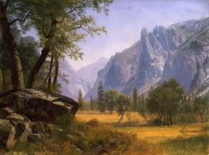 ヨセミテバレー 作： Albert Bierstadt