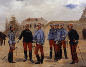 アフリカのハンターたち 作： Albert Bligny