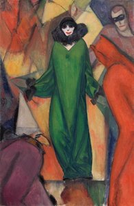 緑のドミノ 作： Albert Bloch