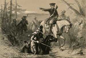 1877年のフランス司令官派遣団のワシントン少佐。 作： Albert Bobbett