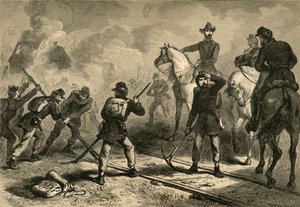 シャーマンズマーチトゥザシー、1878年。 作： Albert Bobbett