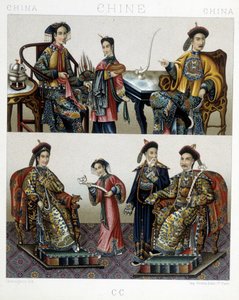中国の貴族-ラシーネの「Le costume historique」にて