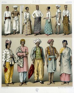 インドの衣装 - ラシネの「歴史的衣装」に登場するもの 19世紀後半