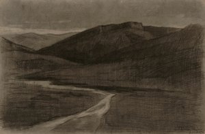 アルジェリアの風景 作： Albert Charles Lebourg