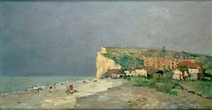 ラプラージュドピュイスーディエップ、シエルドラージュ、1880年頃 作： Albert Charles Lebourg