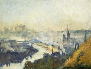 セントキャサリンの山、ルーアン 作： Albert Charles Lebourg