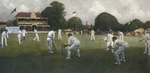 ケントイレブンチャンピオンズ、1906 作： Albert Chevallier Tayler