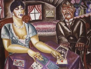 カードプレーヤー 作： Albert Droesbeke