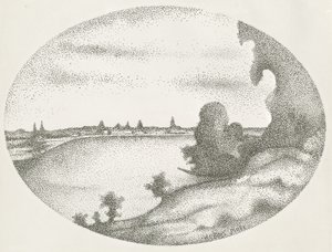 川の風景 作： Albert Dubois Pillet