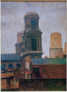 塔、サン・シュルピス（Saint-Sulpice 作： Albert Dubois Pillet
