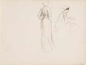 スタッフの草稿 作： Albert Edelfelt