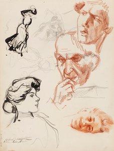 スタッフの草稿 作： Albert Edelfelt