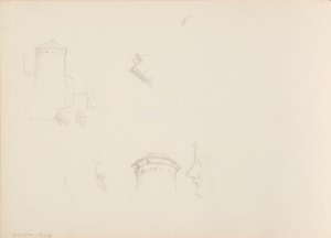 植物のデザイン、サヴォンリンナ・タワー 作： Albert Edelfelt