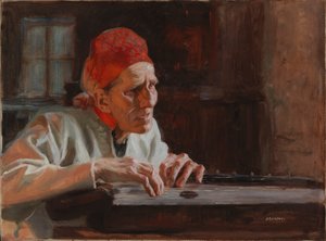 ラリン・パラスケの嘆き 作： Albert Edelfelt