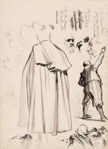 男性像、顔 作： Albert Edelfelt