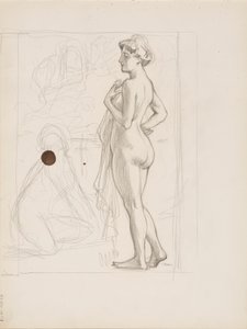 ヌード 作： Albert Edelfelt