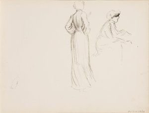 スタッフの草稿 作： Albert Edelfelt