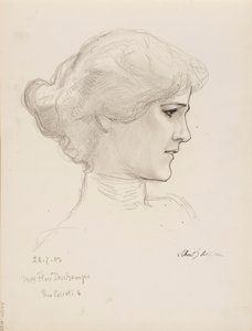 フローレ・デシャン 作： Albert Edelfelt