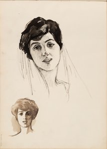 女性フィギュア 作： Albert Edelfelt