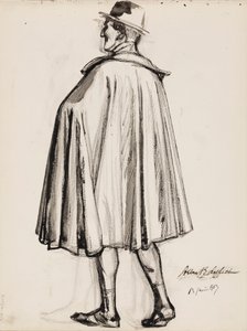 マントの男 作： Albert Edelfelt