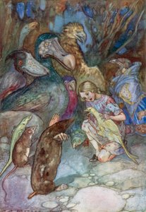 不思議の国のアリスのイラスト（カラーリソ） 作： Albert Edward Jackson