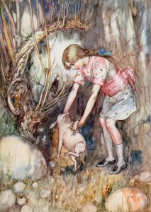 不思議の国のアリスのイラスト（カラーリソ） 作： Albert Edward Jackson
