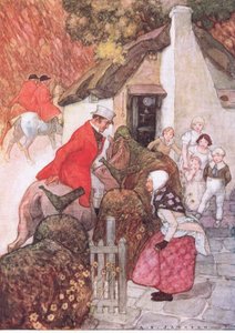 彼女がジョン卿を見たとき、彼女はThe Water Babies pub.by Humphrey Milford Oxford University Pressから、1930年頃（カラーリソ） 作： Albert Edward Jackson
