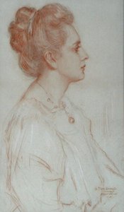 フィッツロイ・キャリントン夫人 作： Albert Edward Sterner