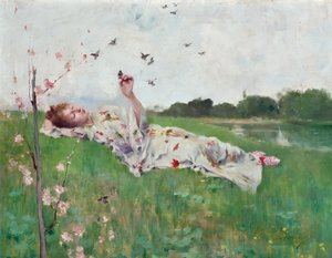 鳴き鳥 作： Albert Emile Artigue