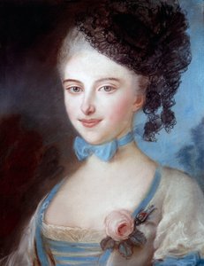 オノレ・ド・バルザックの母、ロール・サランビエ（1778-1854）の肖像。アルベール・アーネスト・キャリア・ベルーズ（1824-1887）のパステル画