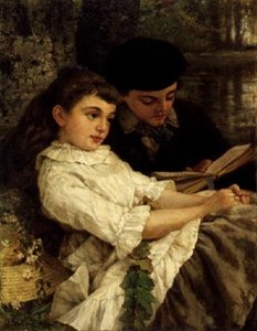若き日の詩人 作： Albert Fitch Bellows