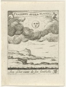月のある風景 Moralizing Love Emblems (シリーズタイトル) Devises et emblèmes d
