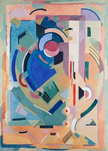 抽象的なコンポジション 作： Albert Gleizes