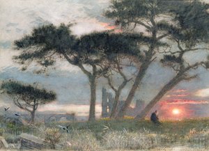 A Days End：It Might Have been（wc＆bodycolour on paper） 作： Albert Goodwin